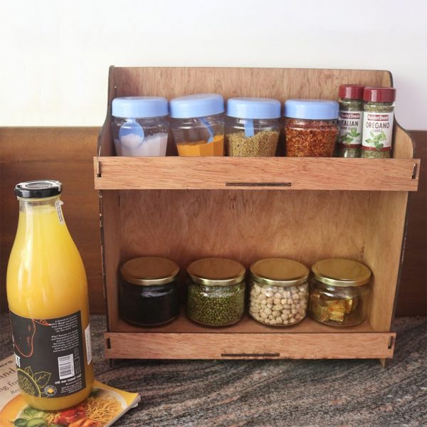 Plywood Spice Rack