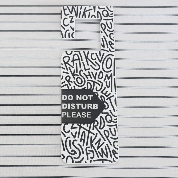 Foam Board Do Not Disturb Door Hanger - Set of 04 - Image 3