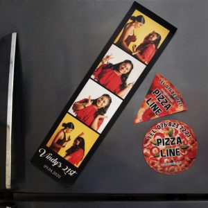 Photobooth Photostrip Themed Fridge Magnet - Set of 6