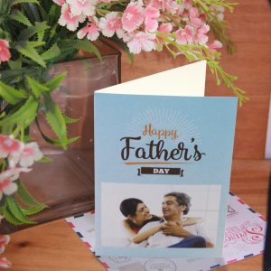 Blue Sunrise Father's Day Card