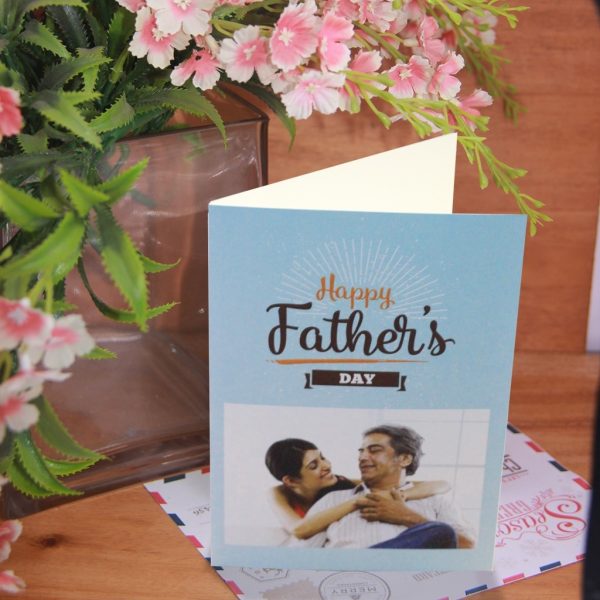 Blue Sunrise Father's Day Card