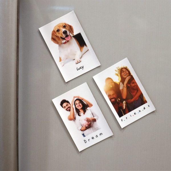 Classic Polaroid Like Fridge Magnets - Set of 10