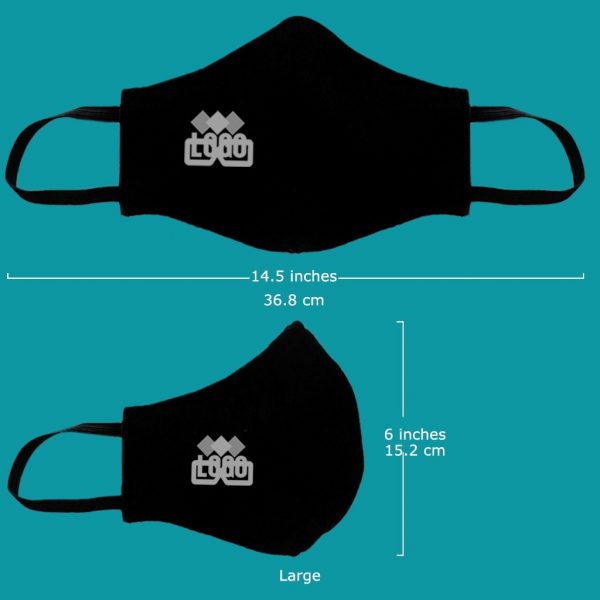 Cone Shaped Corporate Fabric Masks - Image 2