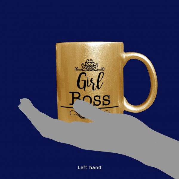 Gold Ceramic Mug - Image 3