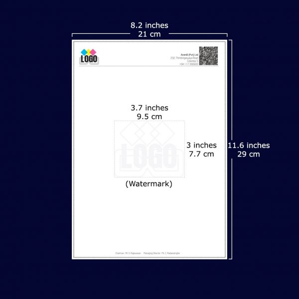 Letterhead with Transparent Watermark - Image 3