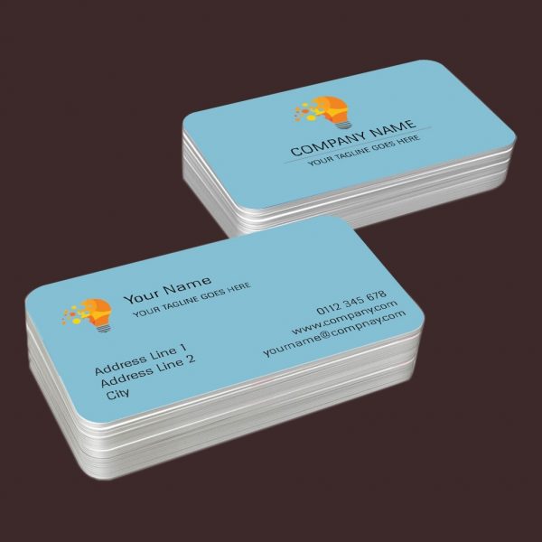 Curve Edged Double Sided Visiting Cards - Set of 100 - Image 3