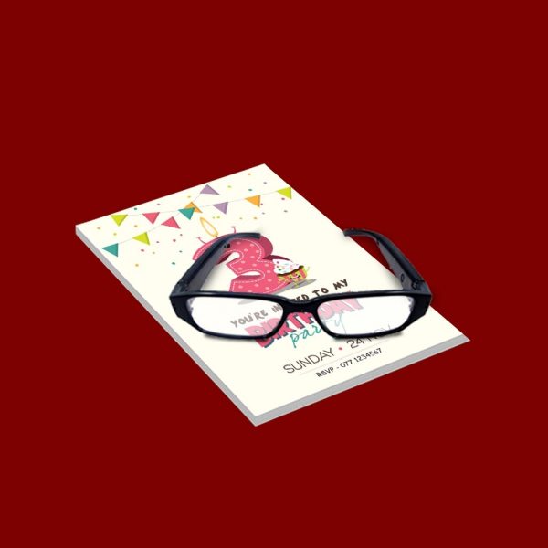 Single Sided Birthday Invitation Card - Set of 10 - Image 3