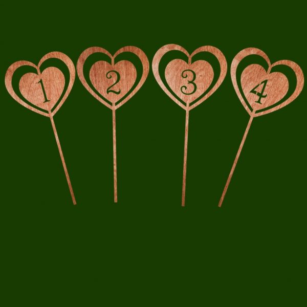 Wooden Table Numbers - Image 3