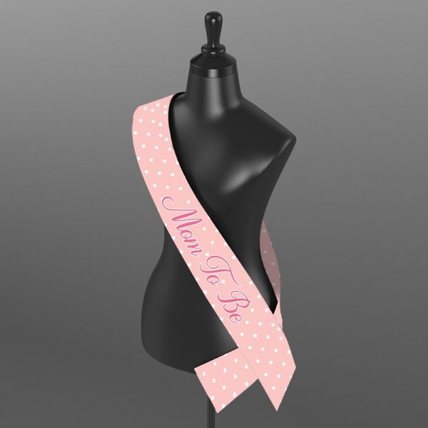 Mom-To-Be Satin Sash - Image 4