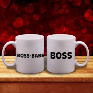 "Boss" & "Boss Babe" Couple Mugs
