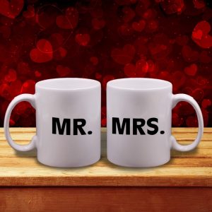 "Mr" & "Mrs" Couple Mugs