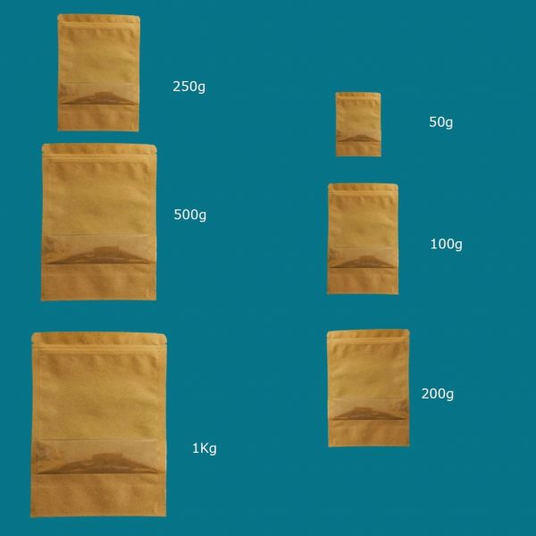 Paper Ziplock Bags with Transparent Window - Set of 10 - Image 5