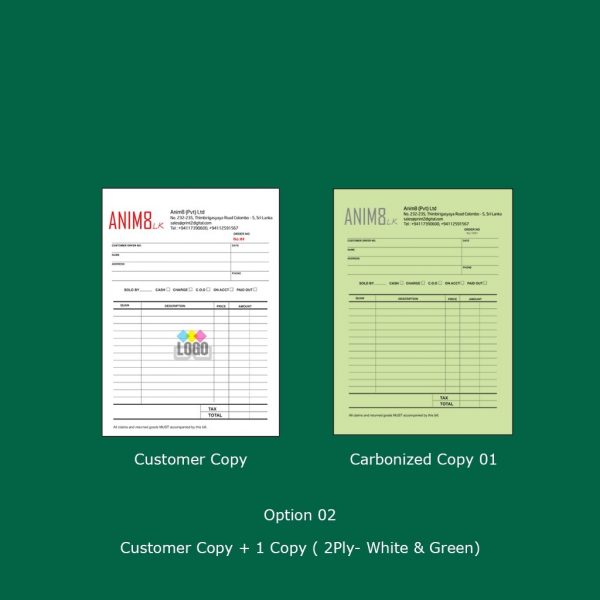 Full Colour A4 Invoice Books - Image 3