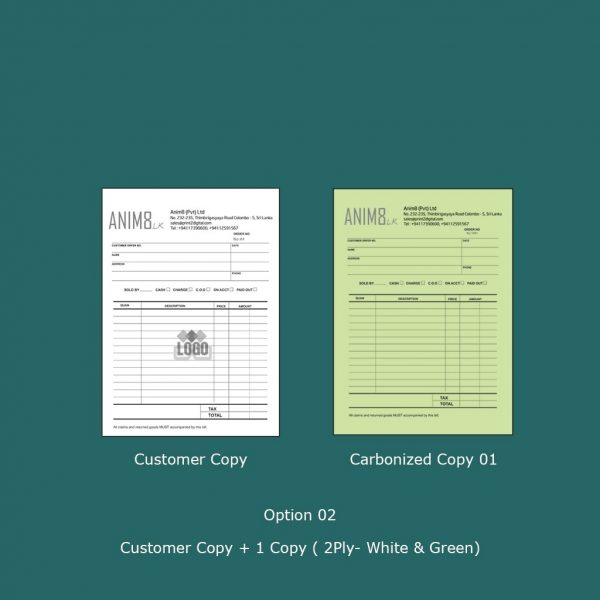 Monochrome A4 Invoice Books - Image 3