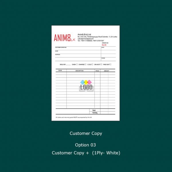 Full Colour A5 Invoice Books - Set of 02 - Image 4