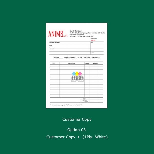 Full Colour A4 Invoice Books - Image 4
