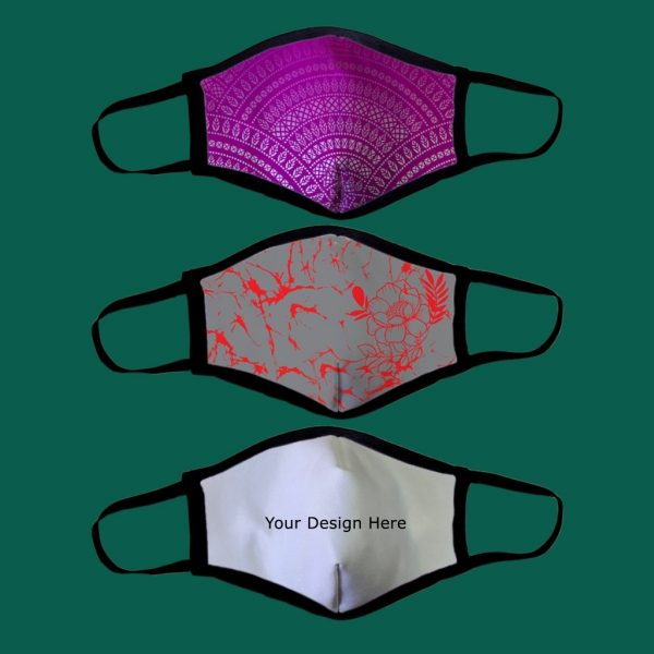 Cone Edged Fabric Face Mask - Image 4