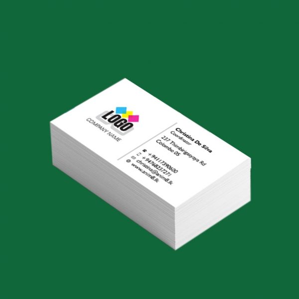 Single Sided Plastic Visiting Cards - Set of 100 - Image 3