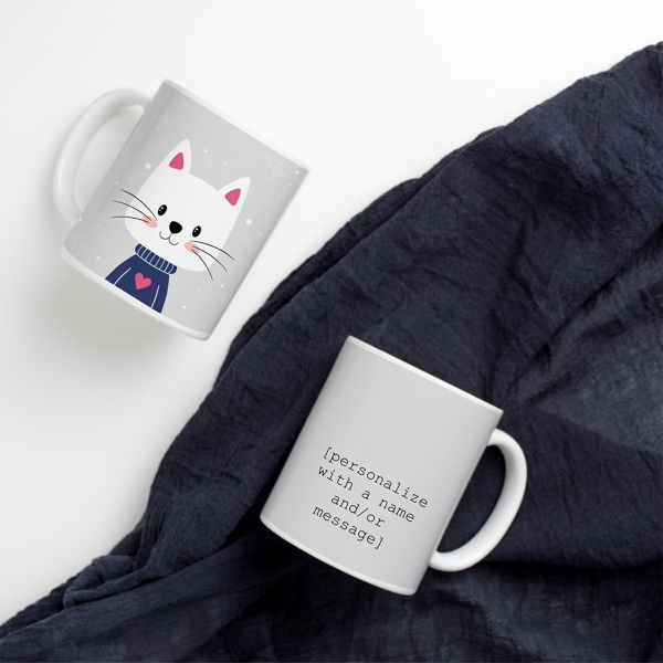 Customisable Cat Mug - Apsi Doodles - Image 2