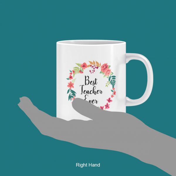 Teacher's Day White Mug - Image 4