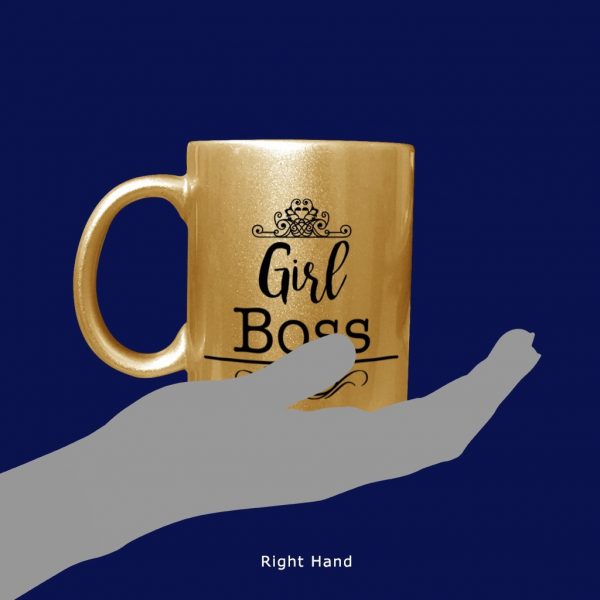 Gold Ceramic Mug - Image 4