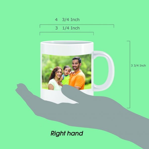 White Photo Mug - Image 2