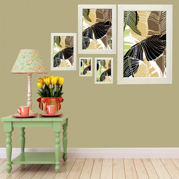 White Frame with Glass Cover