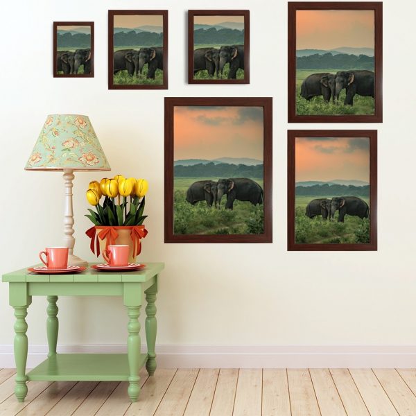 Brown Fibre Photo Frames - Image 3