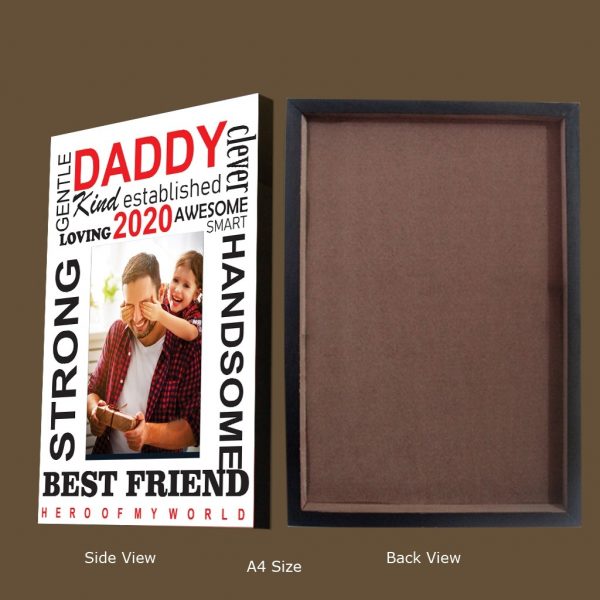 Father's Day Word Cloud Box Frame - Image 3
