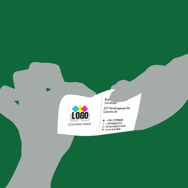 Single Sided Plastic Visiting Cards - Set of 100 - Image 4