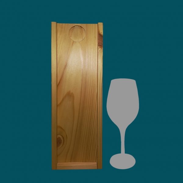 Pinewood Wine Bottle Box - Image 4