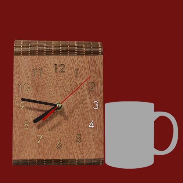 Wooden Table Clock - Image 3