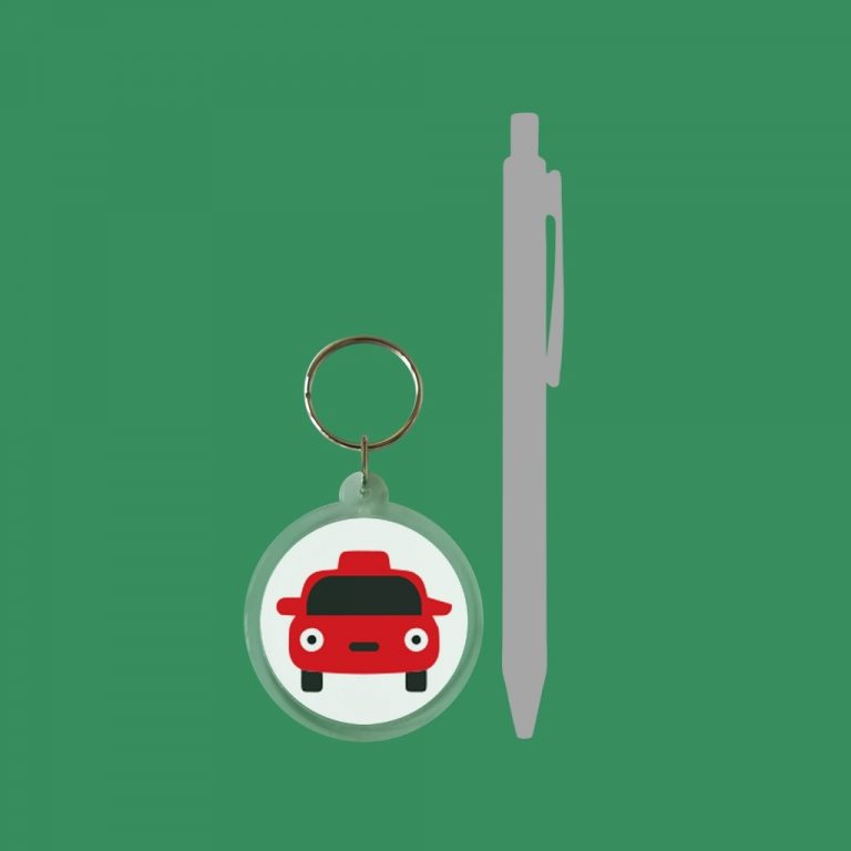 Round Plastic Key Tags | Anim8