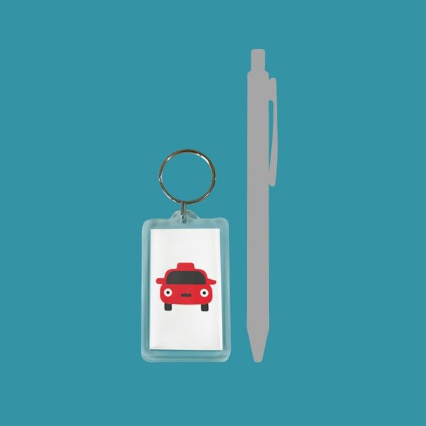 Rectangular Plastic Keytags - Image 4