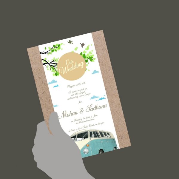 Bohemian Wedding Card - Set of  10 - Image 5
