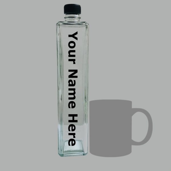 Glass Water Tracker Bottle - Image 3