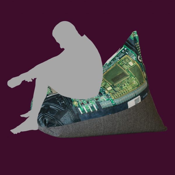 Apihappi Printed Bean Bags - Electric Circuit - Image 5