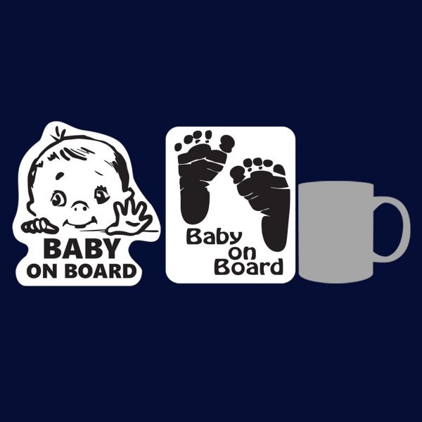 "Baby on Board" Car Stickers - Image 4