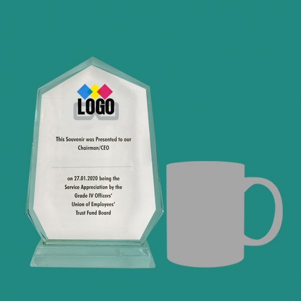 Diamond Point Crystal Trophy - Image 3