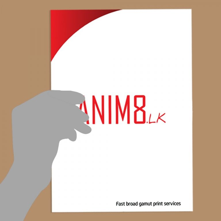 Anim8.lk | Custom Docket with Printed Pocket | Marketing Material