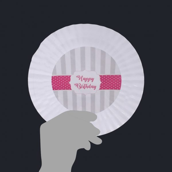 Custom Themed Party Paper Plates - Set of 06 - Image 4