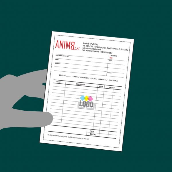 Full Colour A5 Invoice Books - Set of 02 - Image 5
