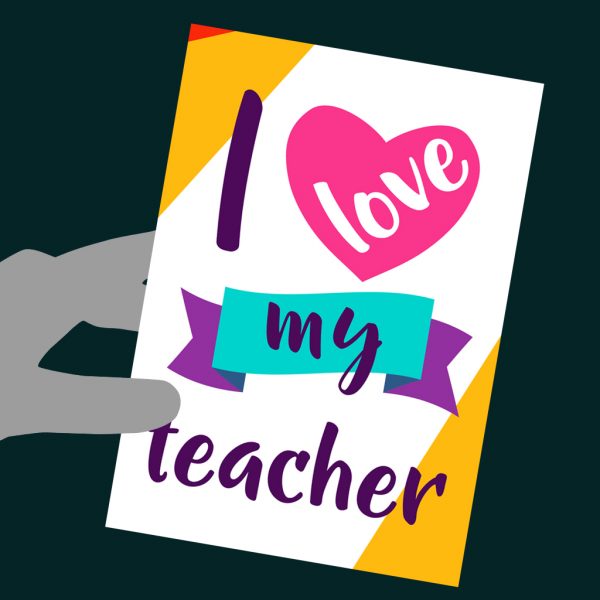 Heart Themed Teacher's Day Card - Image 7
