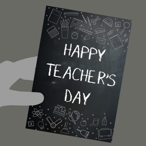 Blackboard Themed Teacher's Day Card - Image 7