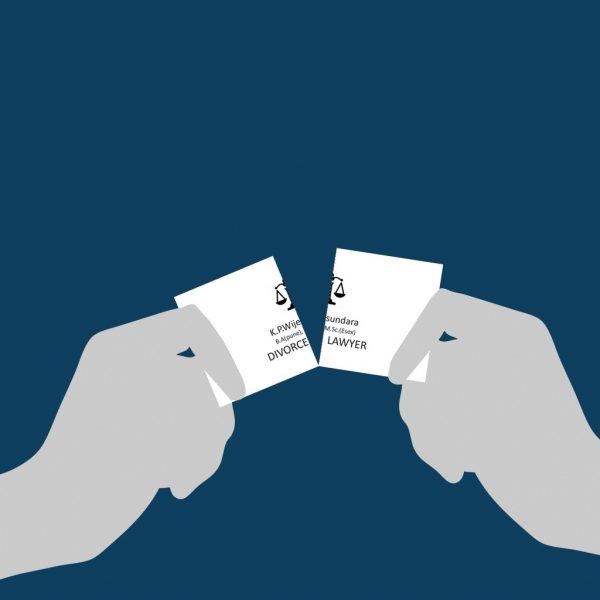 Divorce Lawyer Visiting Card - Set of 100 - Image 3