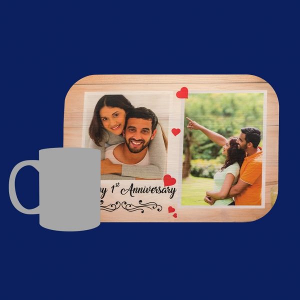 A4 Wooden Print for Anniversaries - Image 2