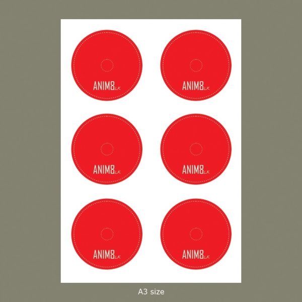 CD Label Stickers - Set of 08 - Image 2