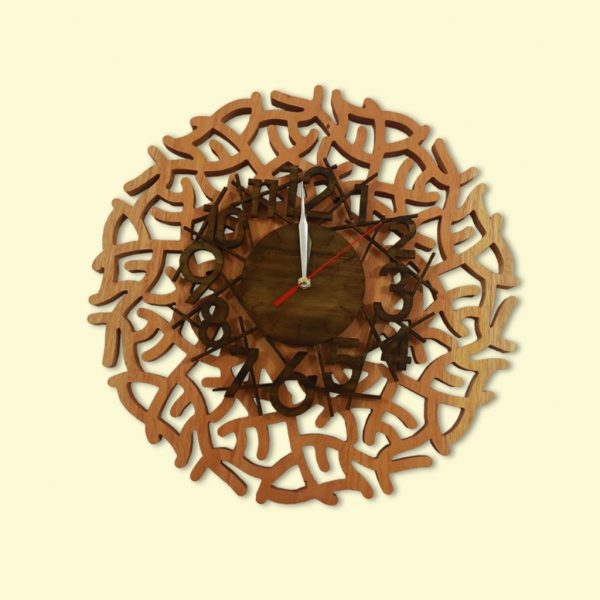 Branched Out Mahogany Wall Clock - Image 3