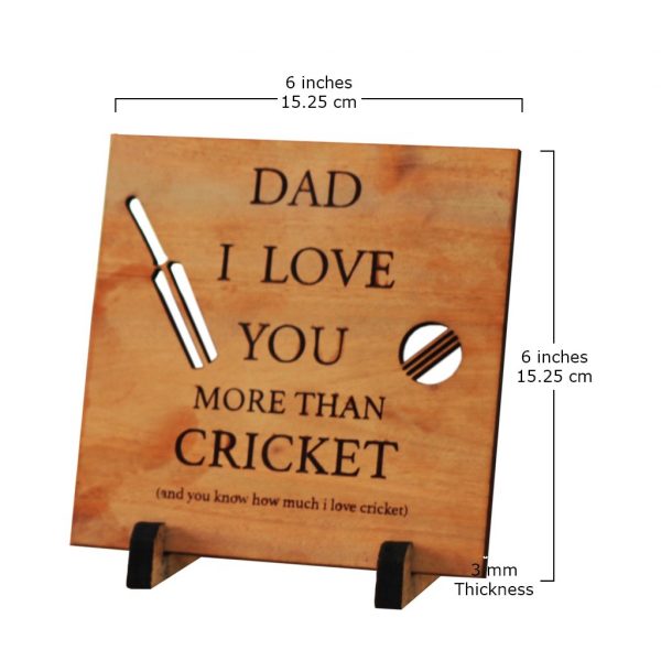 Father's Day Medium Wooden Plaque - Image 2