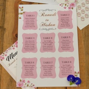 Wedding Guest Table Plan